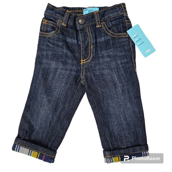 Old Navy Straight Leg Jeans NWT Baby Size 6-12 Months - Picture 1 of 6